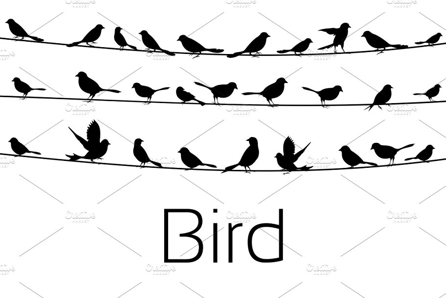 鸟的图标素材 bird