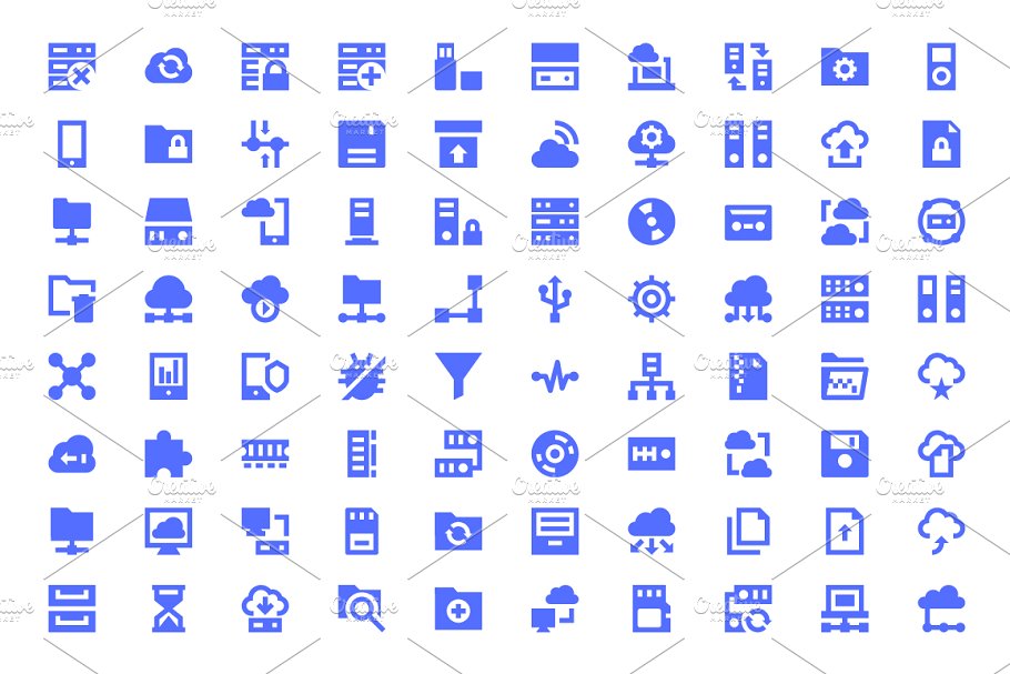 175 数据存储材料图标下载 175  data storage material icons