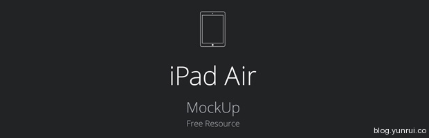 iPad Air Psd 矢量图形免费下载