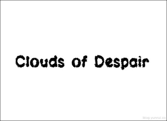 CloudsOfDespairFont