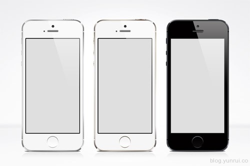 iPhone5S - 免费PSD实物模型