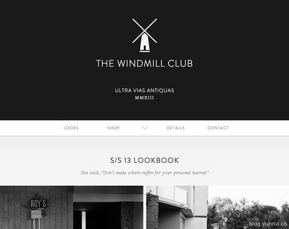 21 Examples of Black, White & Grey Usage in Web Design