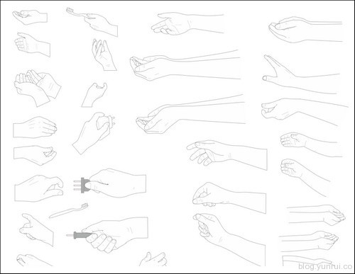 Vector-Hand-drawn-Hands-Pack