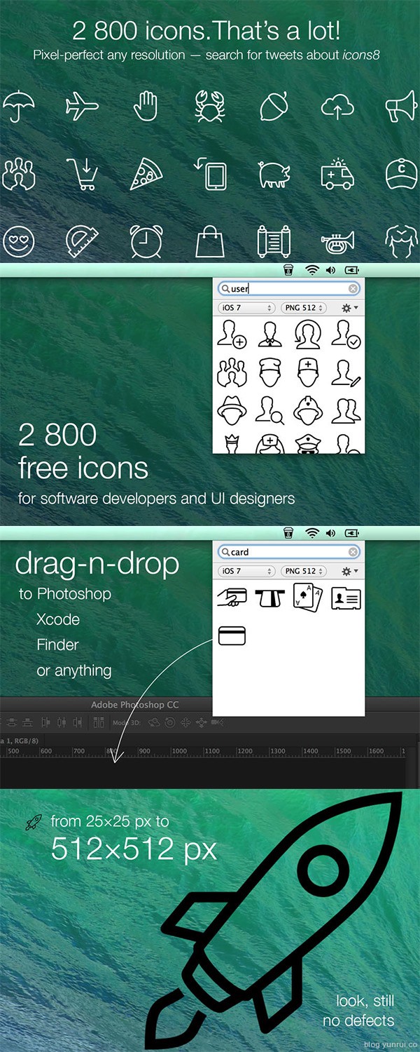 Icons8 App for Mac（图标素材神器）