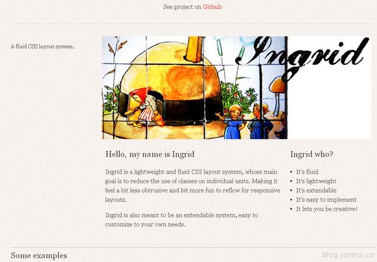Ingrid – A Fluid CSS Layout System
