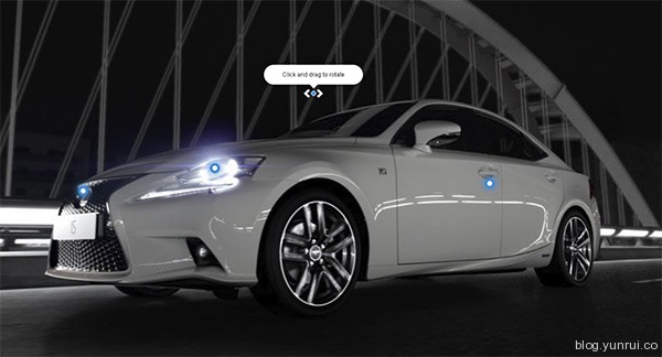 The All-New Lexus IS in 25 Creative Automotive Websites