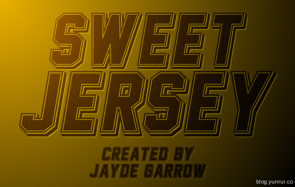 Sweet Jersey by Jayde Garrow in 13 Fresh and Free Fonts for March 2014