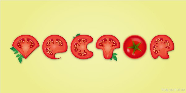 Create a Detailed Tomato Text Effect in Adobe Illustrator in Web Design Inspirational Cocktail #5