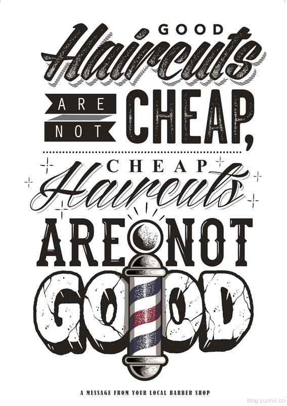 Good Cuts by Dale Bigeni in Collection of Fresh and Creative Typography Projects