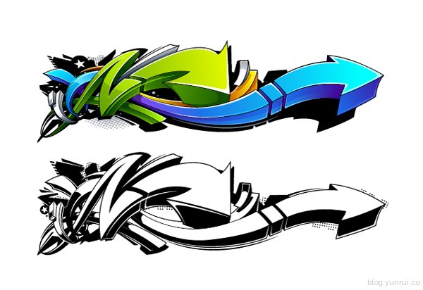 Create a Wild, Graffiti-Style Arrow Design in Adobe Illustrator in Web Design Inspirational Cocktail #5
