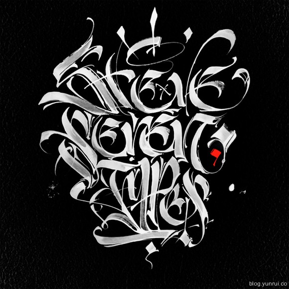 20 Amazing Examples of Typography Sketches for Your Inspiration