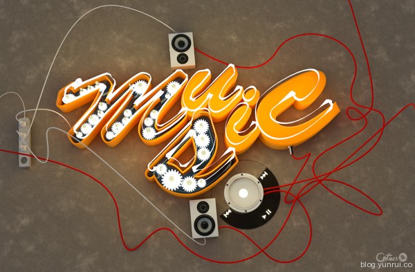 Music by Arman Artnex in Collection of Fresh and Creative Typography Projects