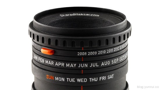 The World’s First Camera Lens Calendar