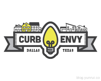 Curb Envy Concept 1 by jamiller23 in 50 Logos for Inspiration