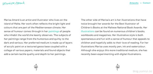 Marisa Attard in 35 Inspiring Examples of White Space in Web Design