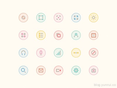 Icons by Abhimanyu Rana in 47 Fresh and Flat Icon Sets for April 2014