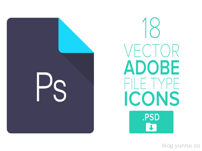 18 Free Adobe Icons by Stylistic in 47 Fresh and Flat Icon Sets for April 2014