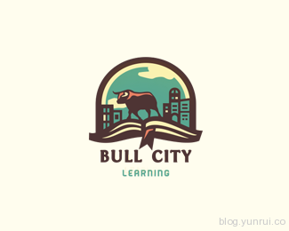 Bull City Learning by szende in 50 Logos for Inspiration