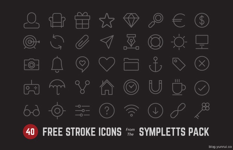 Sympletts Stroke Icon Set