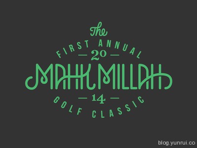 Mahk Millah Classic Logo by Wells in 50 Logos for Inspiration