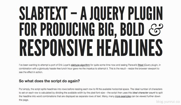 10 Super Useful Typography jQuery Plugins