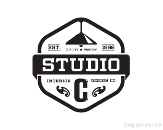 STUDIO C Interior Design Company by wiking in 50 Logos for Inspiration