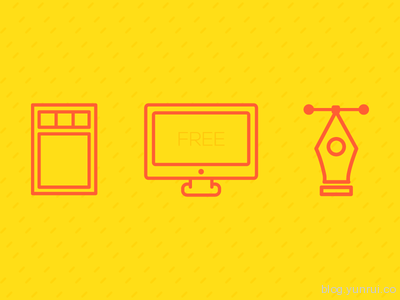 Free Designer Icons by Sofia Moya in 47 Fresh and Flat Icon Sets for April 2014