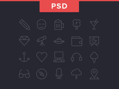 Free Icons by Chris Davis in 40+ Fresh and Flat Icon Sets for May 2014