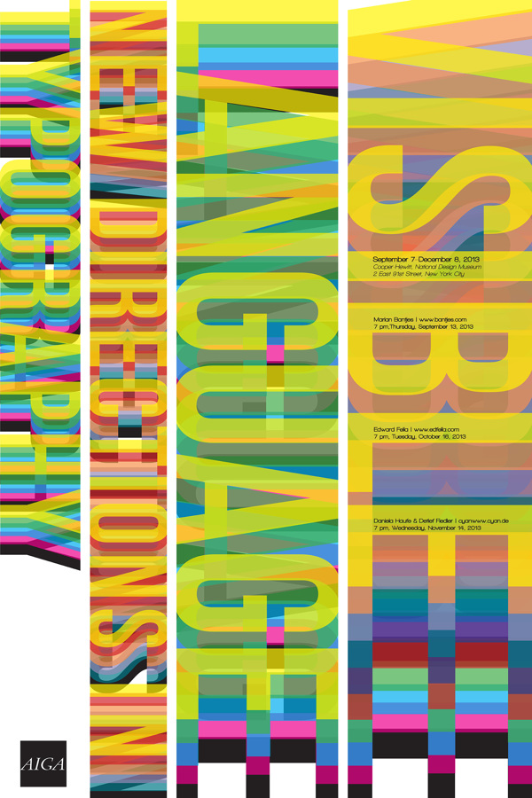 Visual Language Poster by Abbie Wieland in Showcase of Fresh & Creative Typography Projects