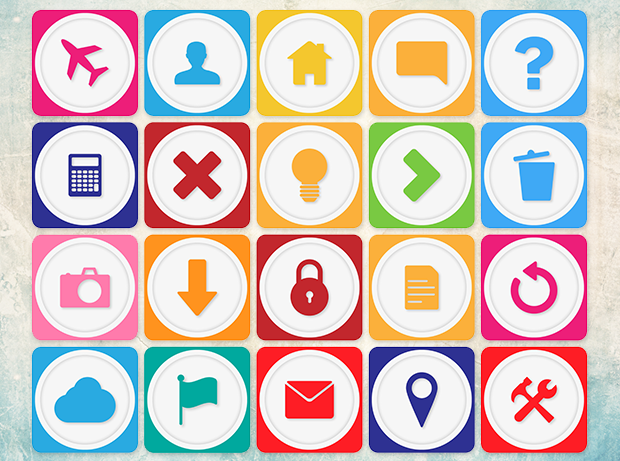 35 Android Setting Icons Set by Ferman Aziz in 40+ Fresh and Flat Icon Sets for May 2014
