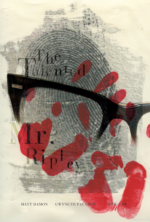 The Talented Mr. Ripley by Laura Stegmeyer in Showcase of Minimal Movie Posters #7