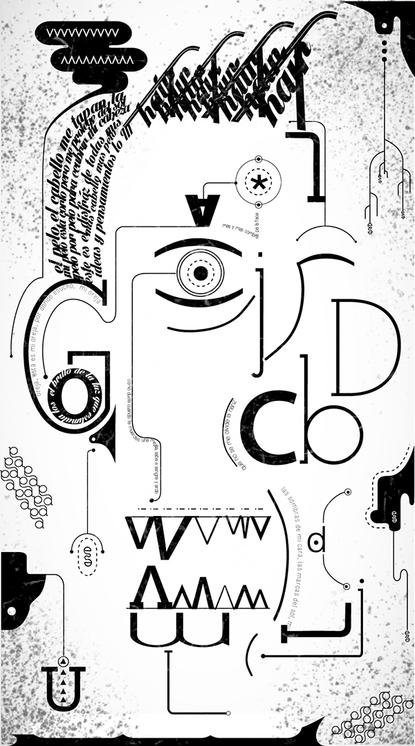 Self-Portrait by Harry Noguera in Showcase of Fresh & Creative Typography Projects