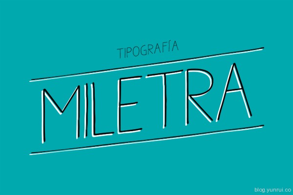 Miletra Free Font by María José Orellana in 40+ Fresh and Free Fonts for May 2014