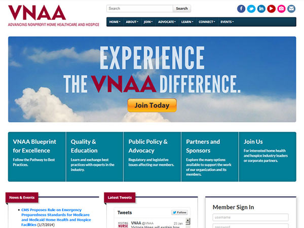 Medical Website Design - VNAA
