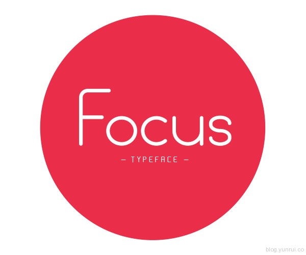 Focus Free Typeface by Egidio Filippetti in 40+ Fresh and Free Fonts for May 2014