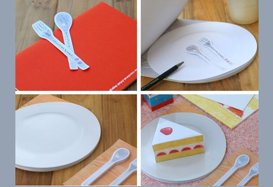 Spoon and Fork Sticky Notes