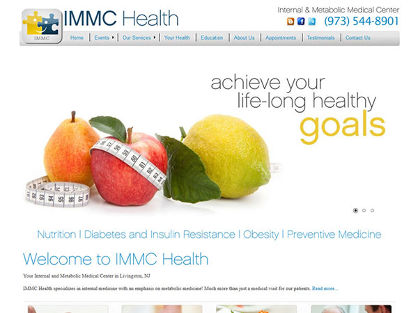Medical Website Design - IMMC Health