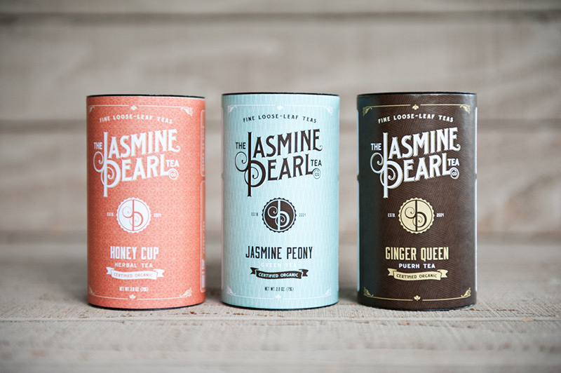 Jasmine Pearl Tea Co. by Relevant Studios in Package Design Inspiration for May 2014