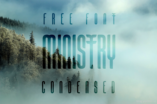 Ministry Free Font by Victor Tognollo in 40+ Fresh and Free Fonts for May 2014