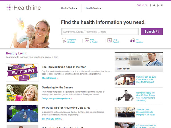 Medical Website Design - Health Line