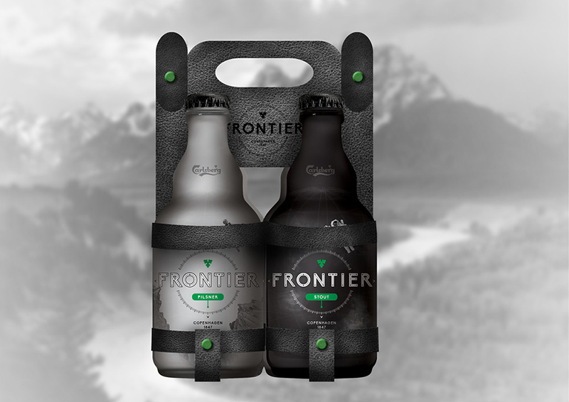 Frontier Microbrewery by Student Garreth Bayliss in Package Design Inspiration for May 2014