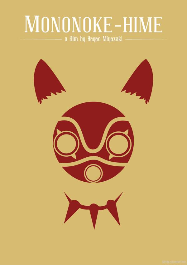 Hayao Miyazaki Movie Posters by José Elpídio in Showcase of Minimal Movie Posters #7
