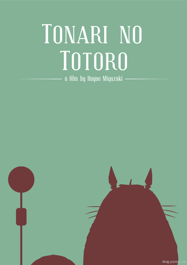 Hayao Miyazaki Movie Posters by José Elpídio in Showcase of Minimal Movie Posters #7