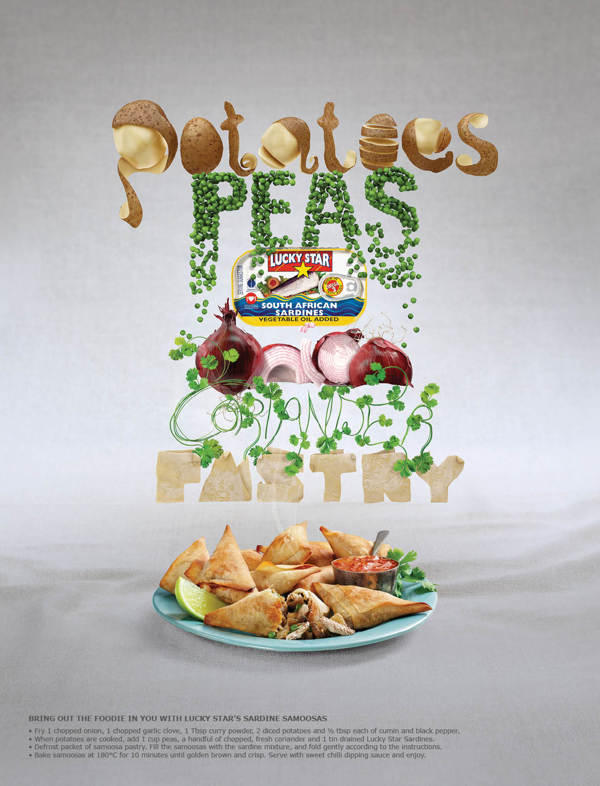 Lucky Star Foodie Campaign by Spencer Holmes in Showcase of Fresh & Creative Typography Projects