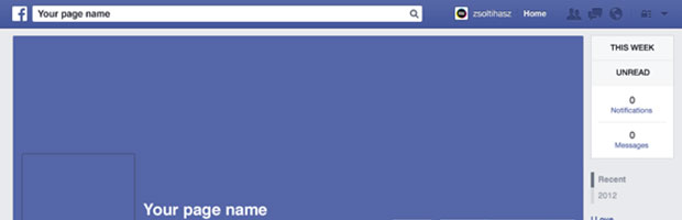 2014年最新的Facebook社交网站界面PSD模板下载