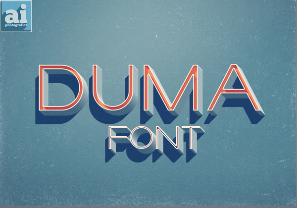 Duma Free Font by Ish Adames in 27 Fresh and Free Fonts for June 2014