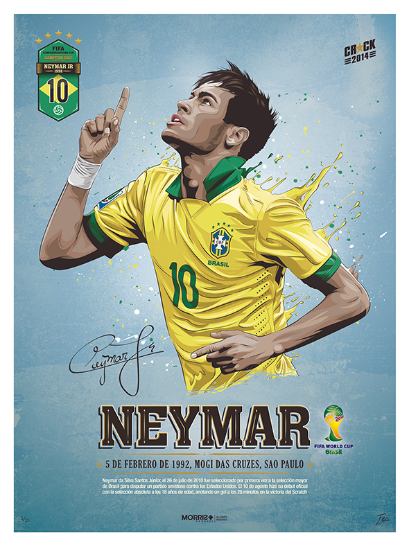 Stars World Cup 2014 by Fer in World Cup 2014: Showcase of Creative Posters and Illustrations