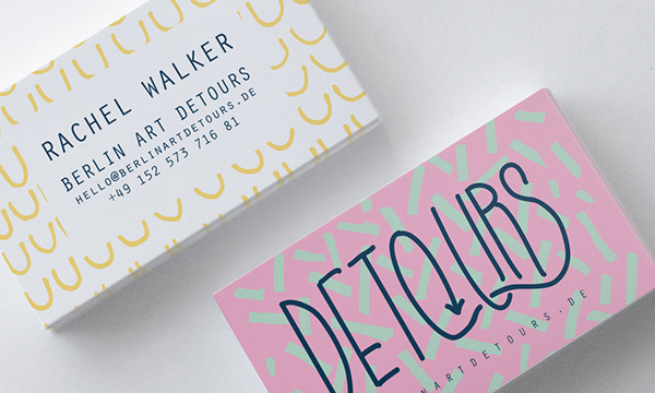 DeTOURS by Markela Bgiala in 35+ Creative Business Cards