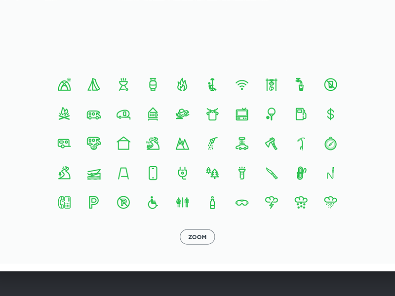 Camping icons by Chirag D in 26 Free and Flat Icon Sets