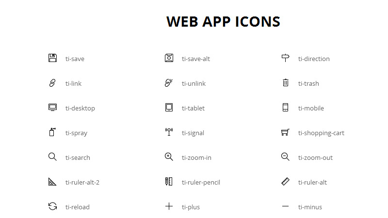 Free Icon Font by Hernan Vionnet in 40 Free Icon Sets For June 2014